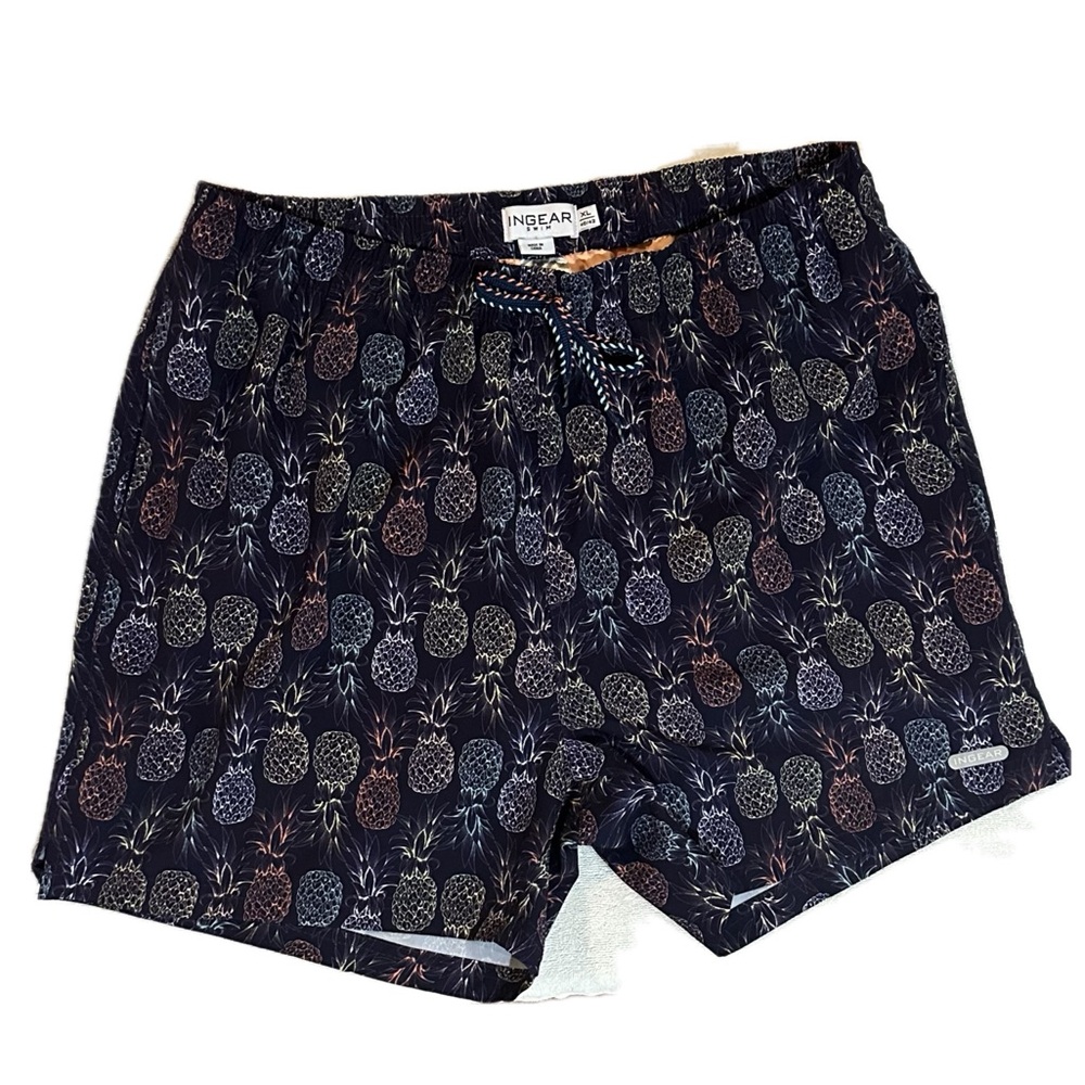 Stylish INGEAR Pineapple Swim Trunks - Size XL